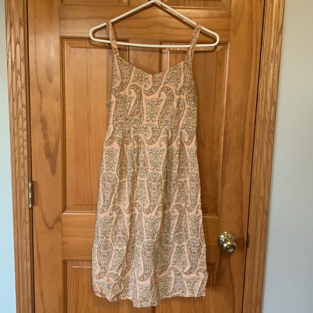 Pink summer maternity dress